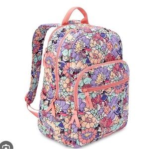 Vera Bradley Campus Backpack- Minnie Mouse Floral Garden Party
